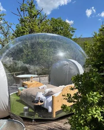 Luksustelt Bulle Transparente Champfromier