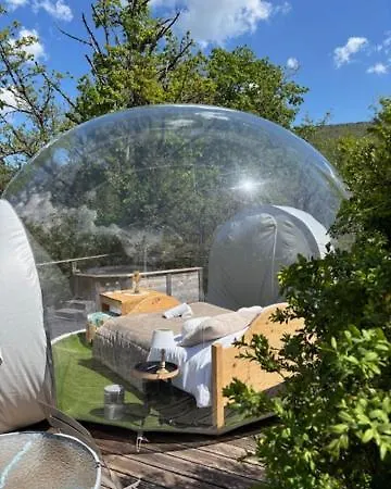 Luksustelt Bulle Transparente Champfromier