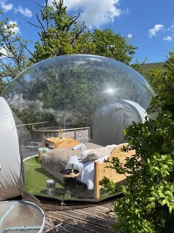 Luxussátor Bulle Transparente Champfromier
